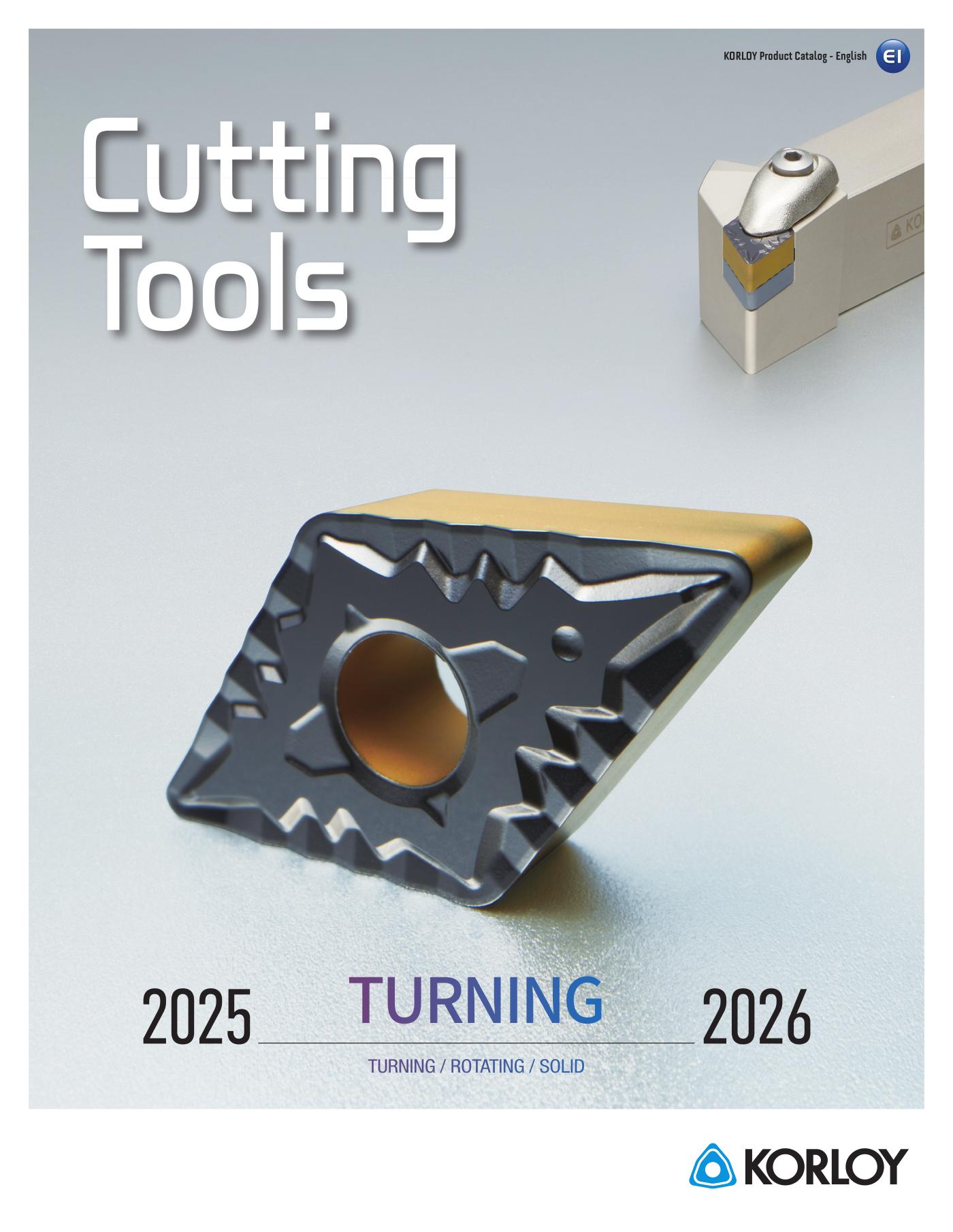 Korloy Inch Turning Tools 2025-2026