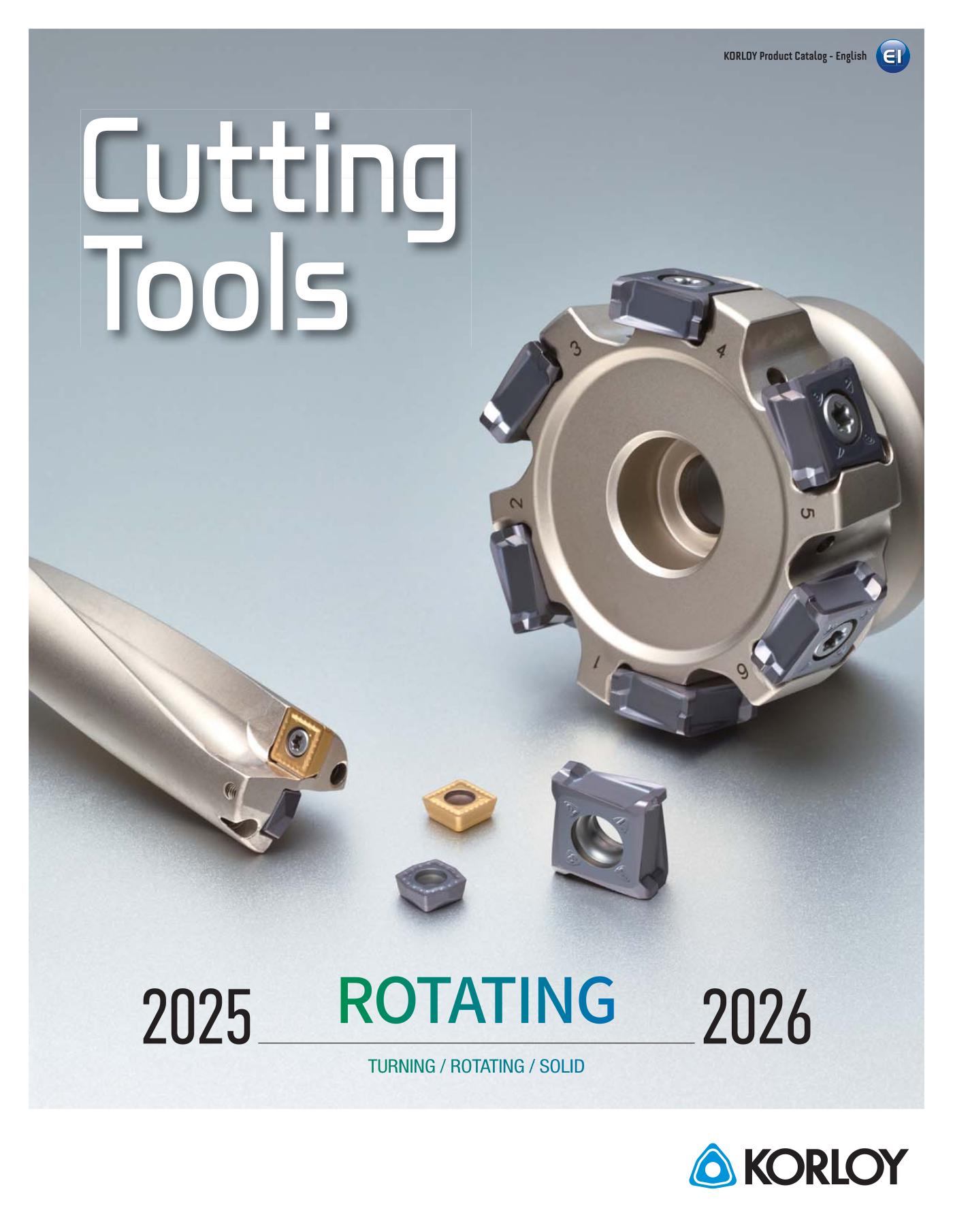 Korloy Inch Rotating Tools 2025-2026